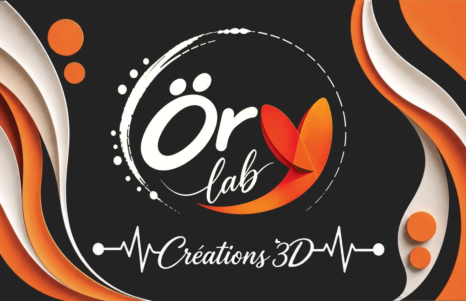 Carte de visite öRyLab — Créations 3D